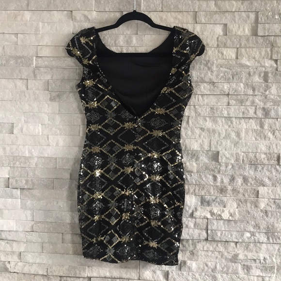 Micro Mini Sequin Club Dress - Picture 4 of 6